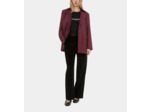 Pantalon Tailleur Droit En Velours Côtelé Noir black