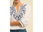 Blouse brodée