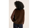 Gilet sans manches en fausse fourrure