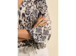 Blouse imprimée Ikat