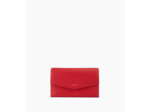 Portefeuille un volet Charlotte en cuir lisse