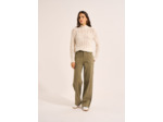 Pantalon coupe large en coton