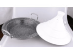 TAJINE inox 30cm avec couvercle en céramique