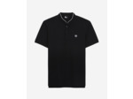 Polo Noir En Coton black / pink