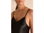Robe satinée à bretelles REFLET