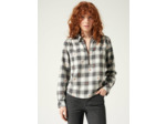 Blouse carreaux gris