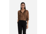 Chemise manche longue leopard