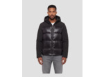 Blouson à capuche bi-matière