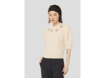 Pull Psyche Ecru en Laine Merinos