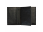 Le cuir lisse portefeuille 3v
