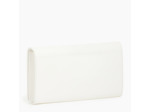 Pochette tout en un avec bandoulière amovible Eva en cuir grain caviar
