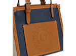 Mini sac cabas Le 125 en cuir grainé