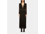 Robe Longue Noire En Guipure black