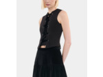 Top Avec Laçage Noir black