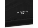 Portefeuille Emilie en cuir effet croco