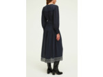 Robe longue cintrée imprimée - SYLVIA