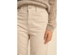 Pantalon en velours à coupe droite