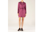 Robe violet chardon