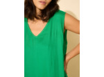Robe midi à col V