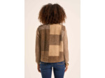Gilet sans manches motif patchwork