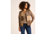 Gilet sans manches motif patchwork