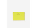 Pochette En Cuir Taille Moyenne yellow acid