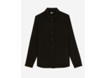 Chemise a manches longues en soie black