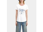 T-Shirt Manches Courtes Avec Print Seven Lucky white