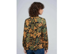 Blouse fleurs miel
