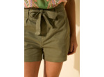 Short taille haute ceinturé