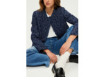 Veste en tweed effet denim - MAUGEEN