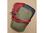 Etui téléphone en cuir grainé