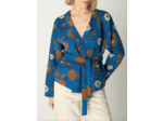 Veste fleur jeans