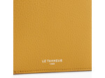 Porte cartes avec poche billets Emile en cuir grainé