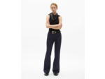 Pantalon flare navy