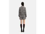 Veste En Tweed Detail Galon black white
