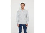 Henley en coton piqué