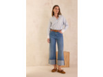 Jean cropped à revers RUBY