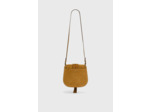 Besace en cuir velours - CAMILLE