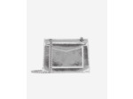 Sac Emily X En Cuir Ecailles Lezard Avec Chaine antic silver