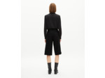 Pantalon culotte large à pont noir black