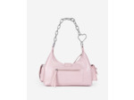Sac Amelia Chaîne En Cuir Craquelé Rose pink