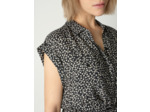 Robe isa fleurettes noires