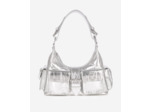 Sac amelia en cuir silver