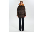 Doudoune Dalyaf Chocolat en Polyester