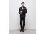 Veste Costume En Laine Poches Rabats burgundy