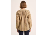 Blouse ample rayée à manches longues