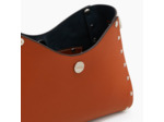 Petit sac bandoulière Sans Couture en cuir lisse