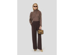 Pantalon Parigi Chocolat en Polyester