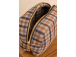 Pochette de toilette motif tartan LIAM